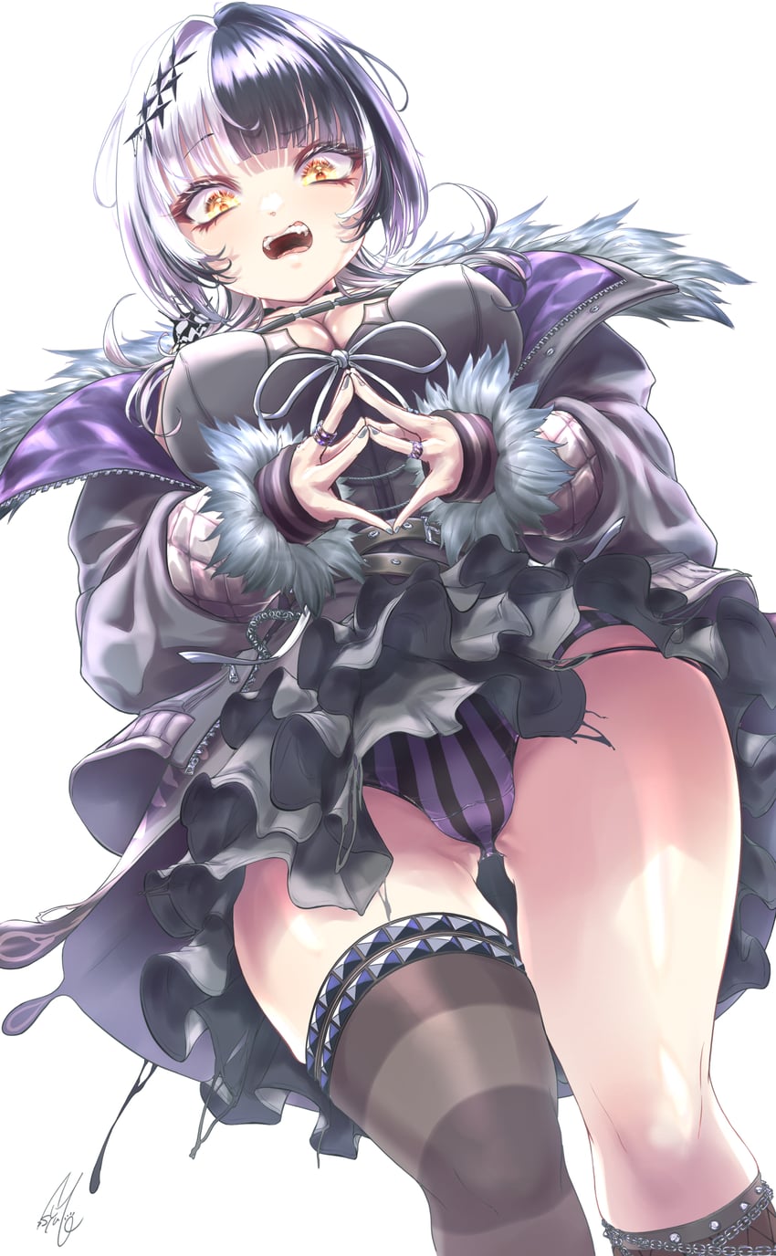 shiori novella and yorick (hololive and 1 more) drawn by syam_illust