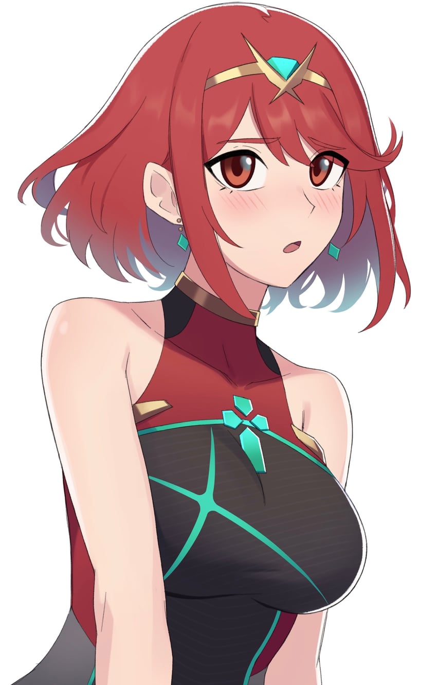 pyra (xenoblade chronicles and 1 more) drawn by edmonmondo