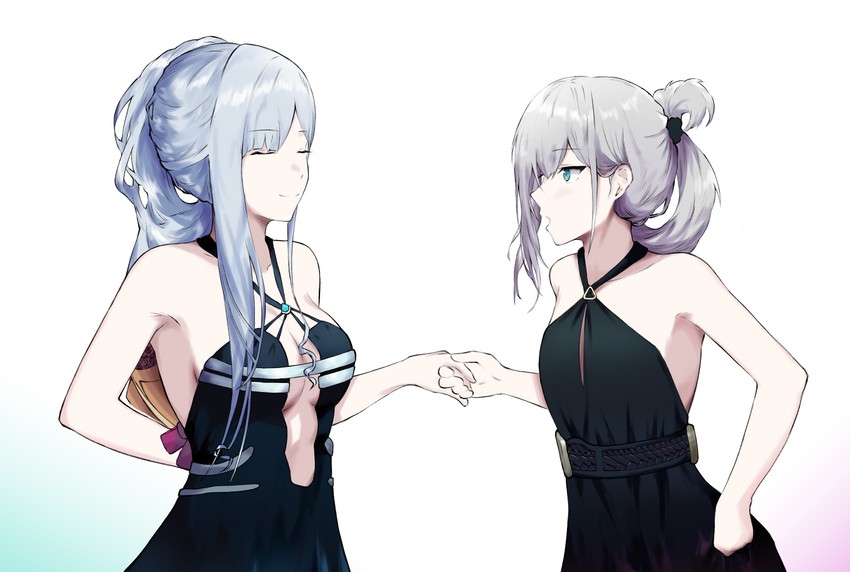 ak-12 and an-94 (girls' frontline) drawn by talnory