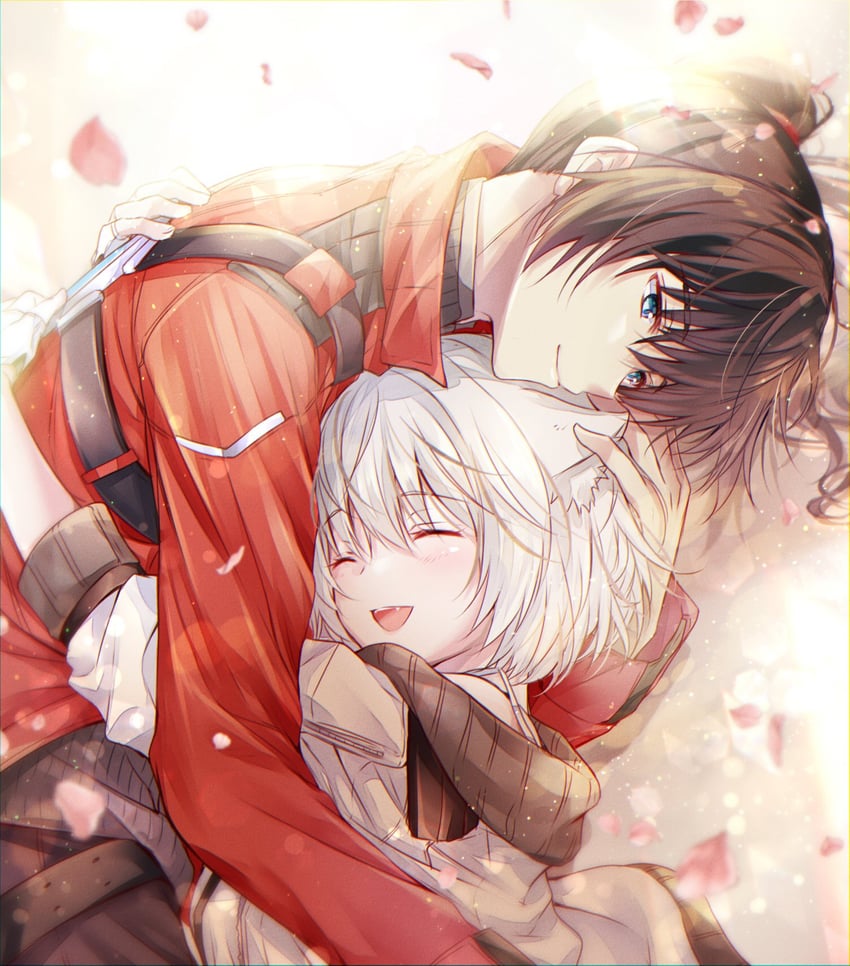 mio and noah (xenoblade chronicles and 1 more) drawn by ui_frara