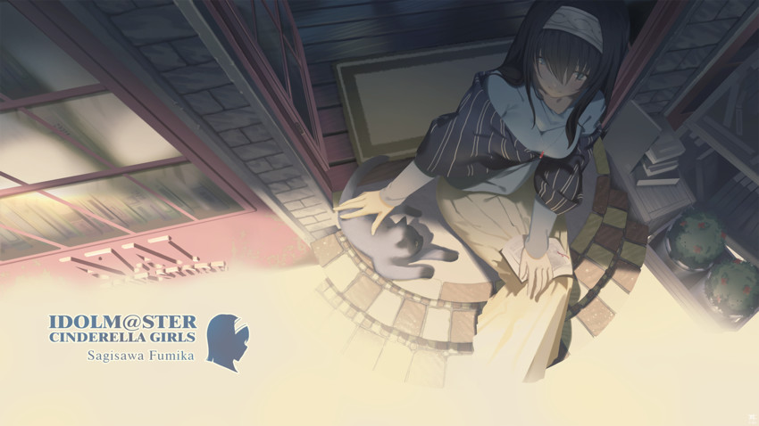 sagisawa fumika (idolmaster and 1 more) drawn by qianjing