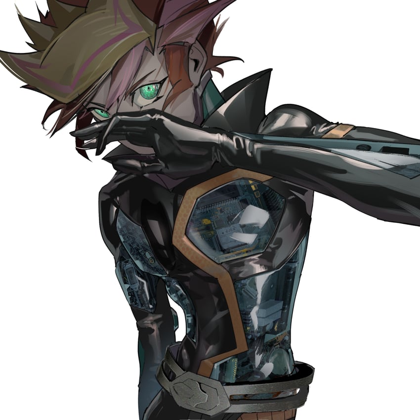 fujiki yusaku and playmaker (yu-gi-oh! and 1 more) drawn by diffeng_cn