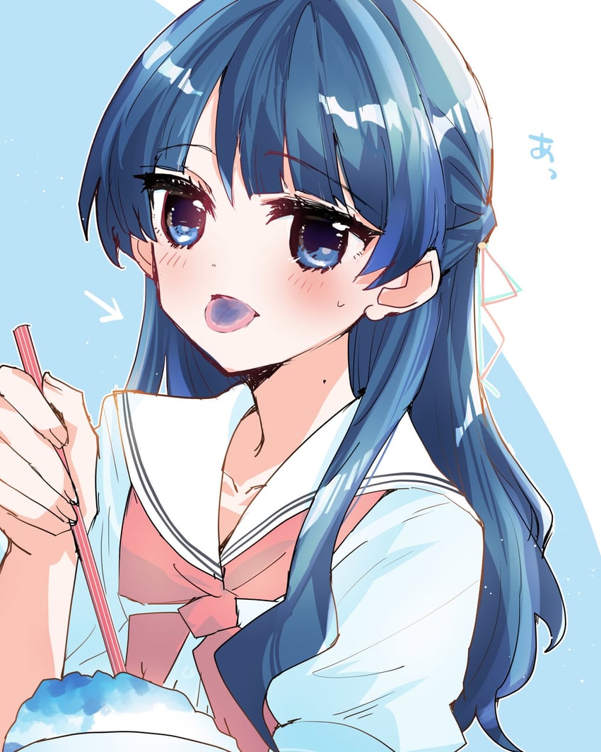 murano sayaka (love live! and 1 more) drawn by kanduki_kamibukuro