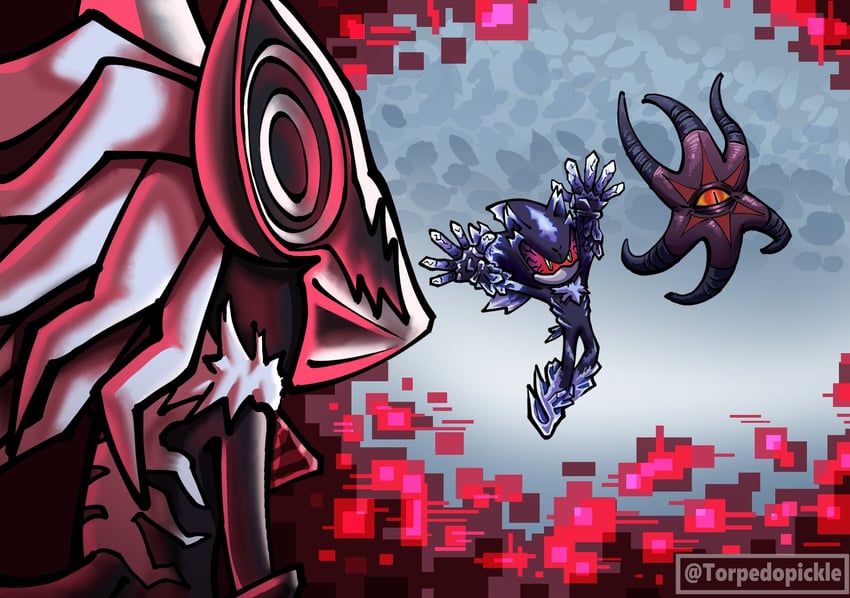 infinite, mephiles the dark, black doom, and doom's eye (sonic and 2 more) drawn by torpedopickle