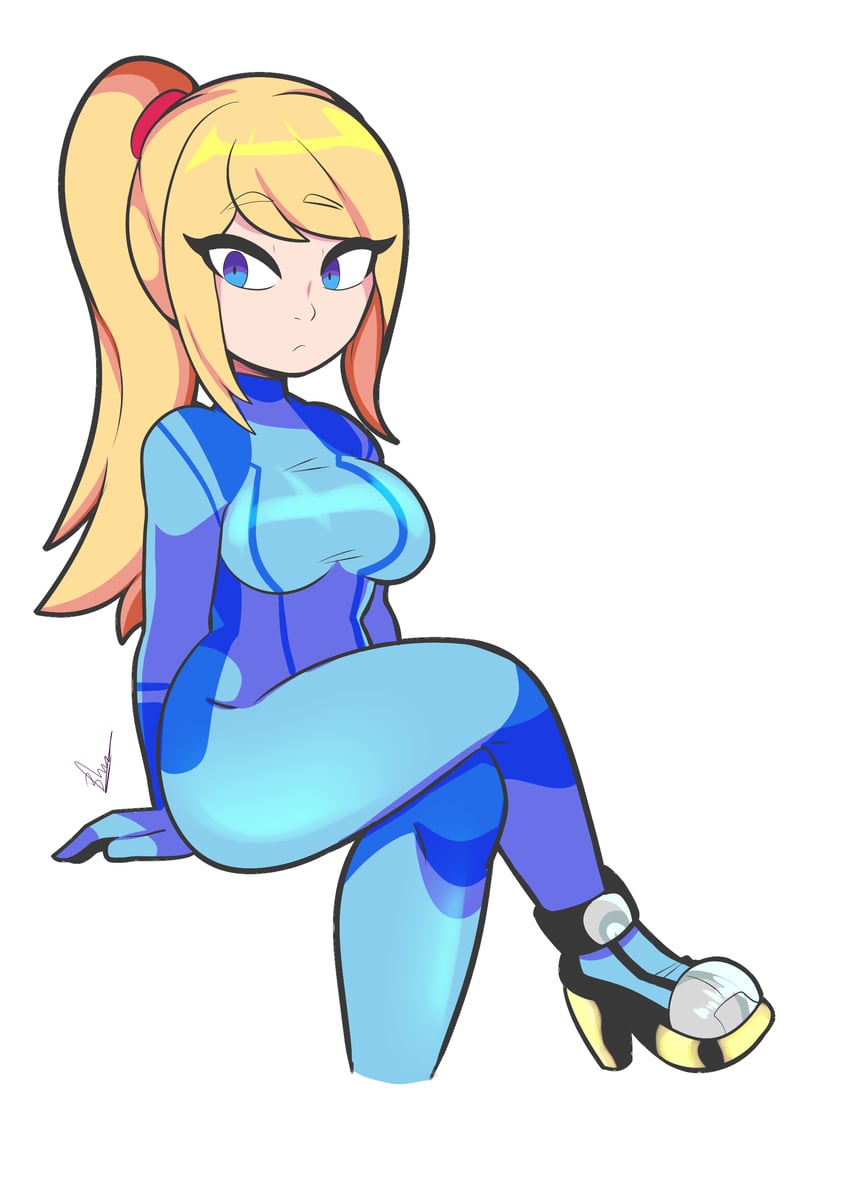 samus aran (super smash bros. and 1 more) drawn by bbycheese