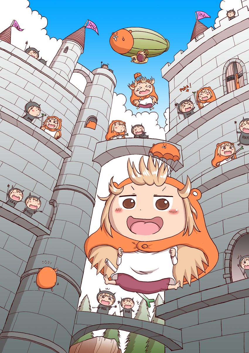 doma umaru and komaru (himouto! umaru-chan) drawn by kobayashimannga