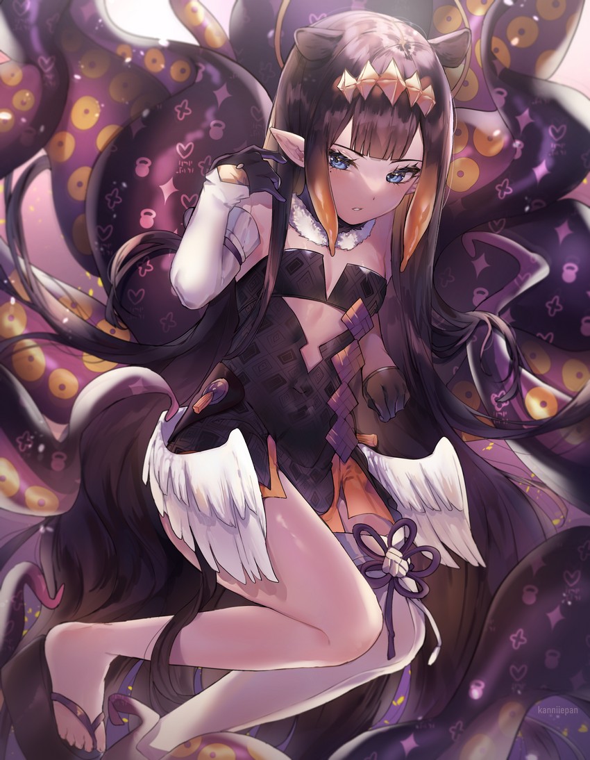 ninomae ina'nis (hololive and 1 more) drawn by kanniiepan