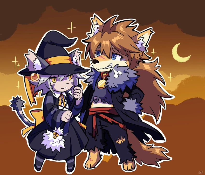 red savarin and elh melizee (little tail bronx and 1 more) drawn by anaquariusart