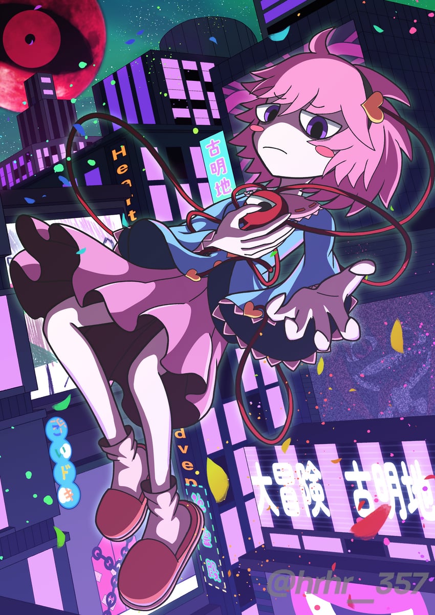 komeiji satori (touhou and 1 more) drawn by hrhr_gin_357