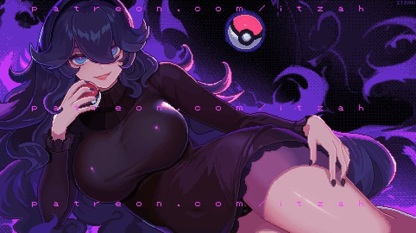 hex maniac (pokemon and 1 more) drawn by itzah