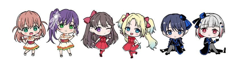 hinoshita kaho, fujishima megumi, otomune kozue, murano sayaka, yugiri tsuzuri, and 1 more (love live! and 1 more) drawn by suito