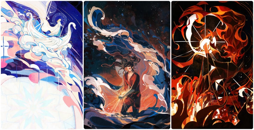 maedhros, maglor, and earendil (tolkien's legendarium and 1 more) drawn by yuming_haomafan