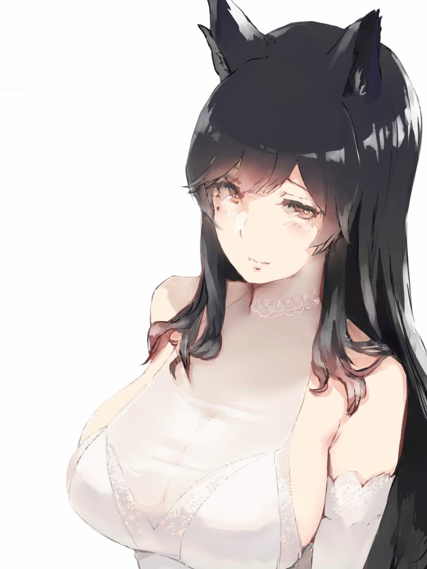 atago (azur lane) drawn by chikin_tamago