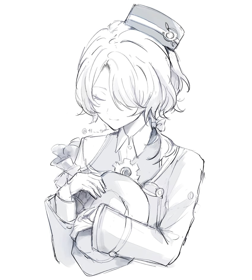 misha (honkai and 1 more) drawn by 41_tr