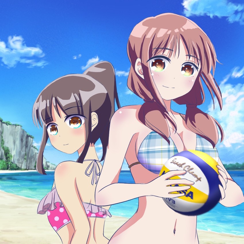 oozora haruka and higa kanata (harukana receive) drawn by nasturtium257