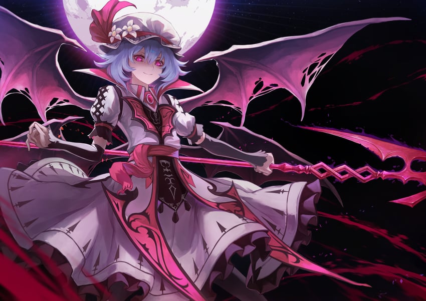 remilia scarlet (touhou and 1 more) drawn by jun_wei