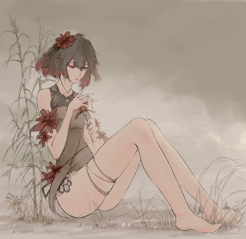 seele vollerei and seele (honkai and 1 more) drawn by nao_tou_di_guan