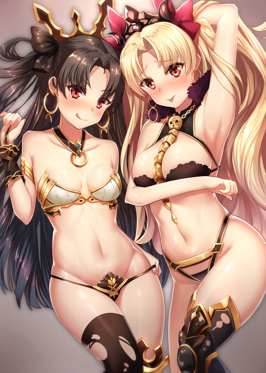 ereshkigal and ishtar (fate and 1 more) drawn by meion