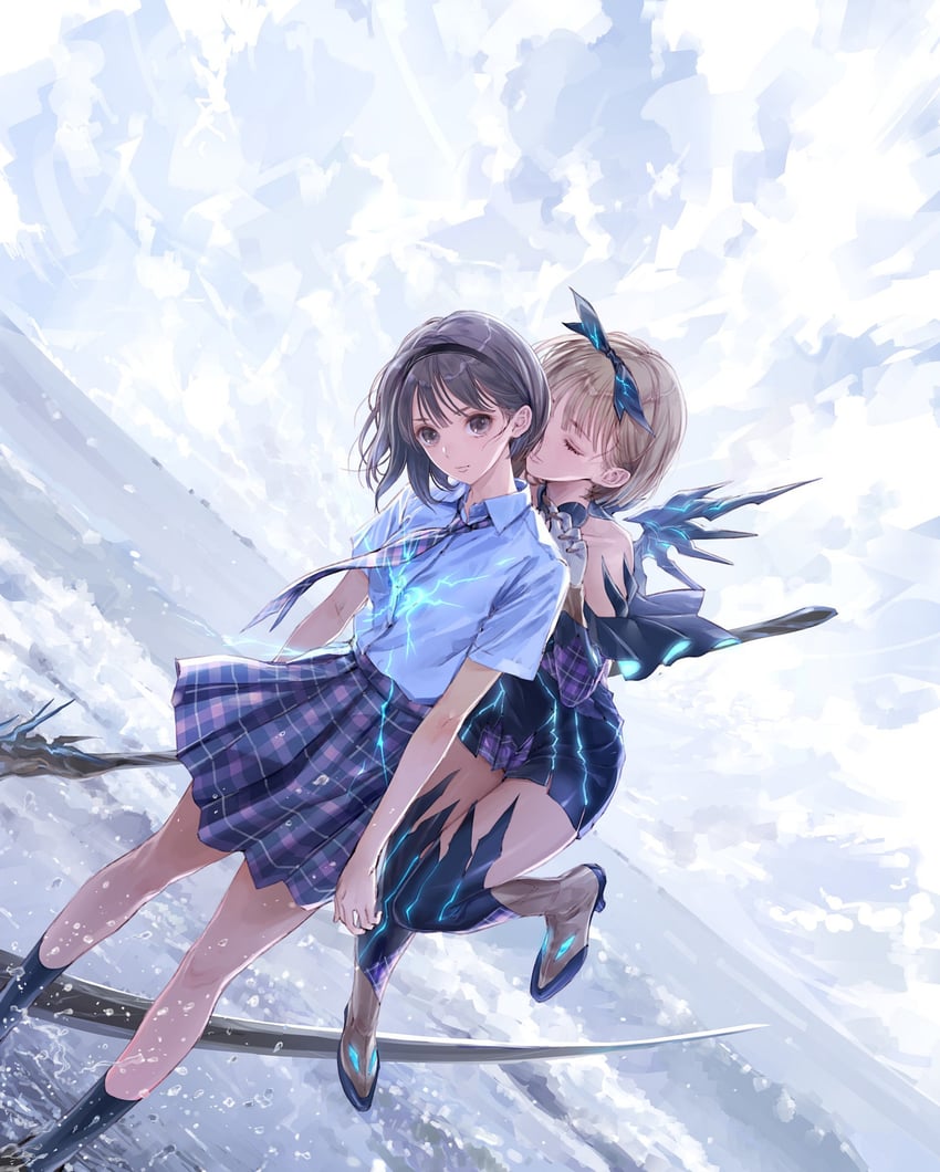 hoshizaki ao (blue reflection and 1 more) drawn by kishida_mel