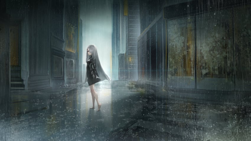 noir (indie virtual youtuber and 1 more) drawn by dqn_(dqnww)