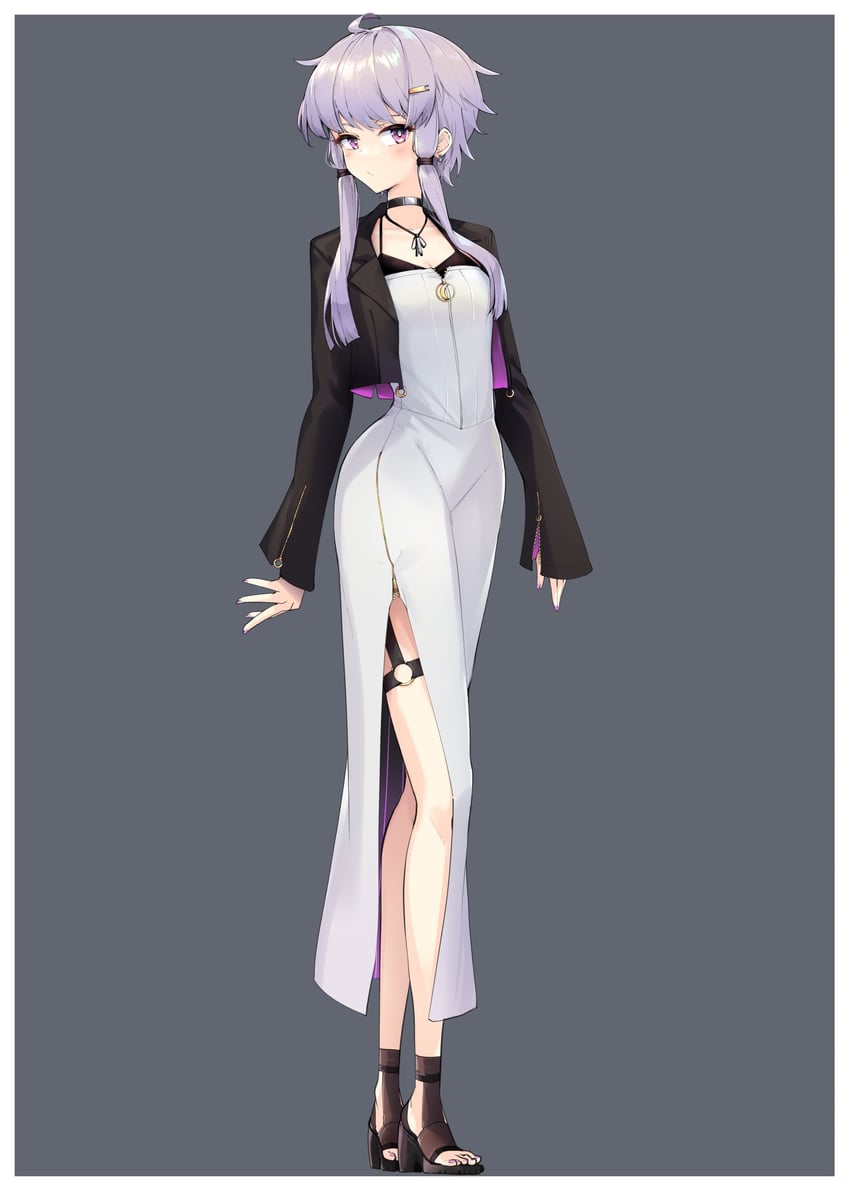 yuzuki yukari (vocaloid and 1 more) drawn by zooanime
