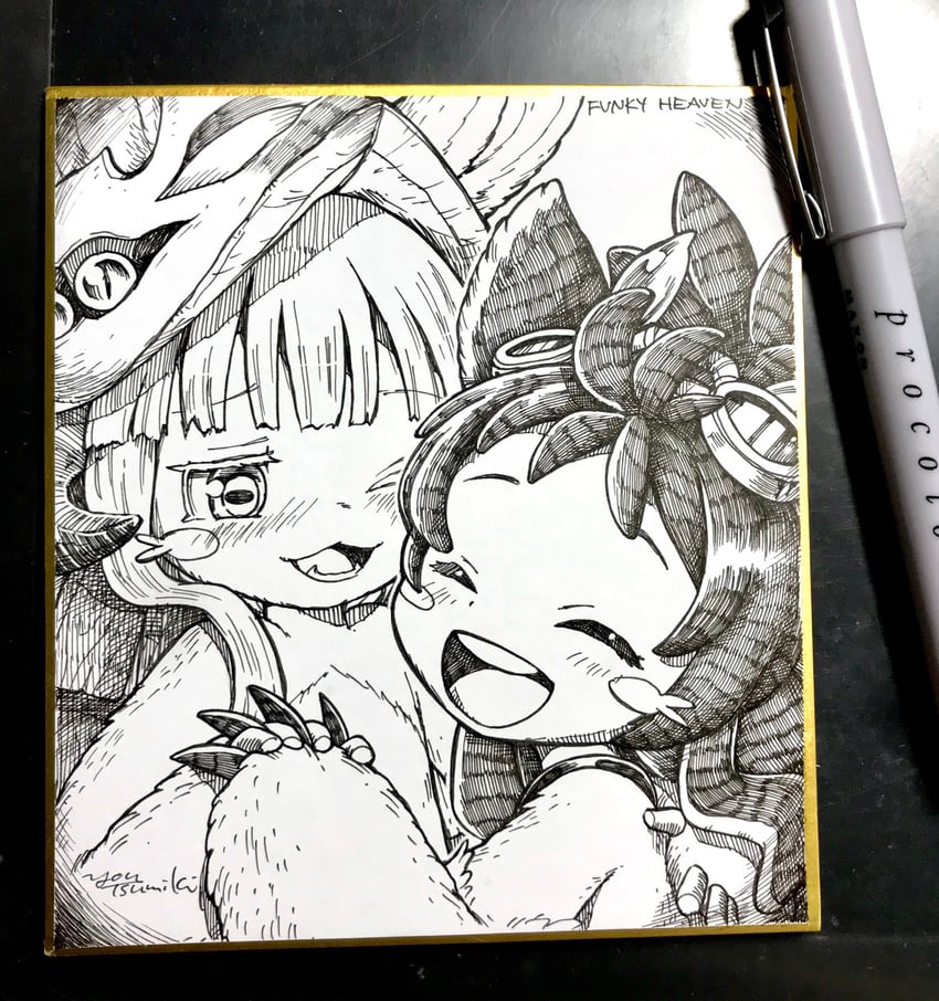 nanachi and mitty (made in abyss) drawn by tsumiki_yuu