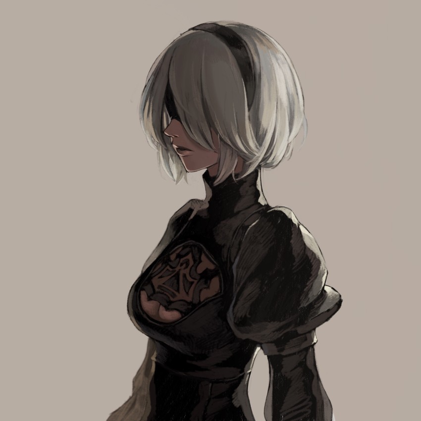 2b (nier and 1 more) drawn by jun_(navigavi)