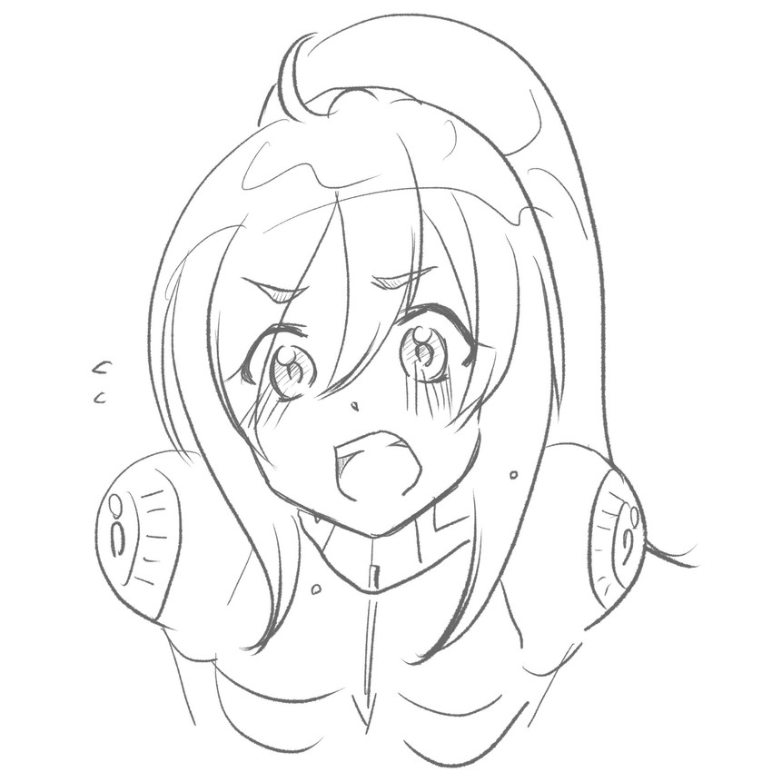 iris (mega man and 2 more) drawn by ten_(ten_rockman)