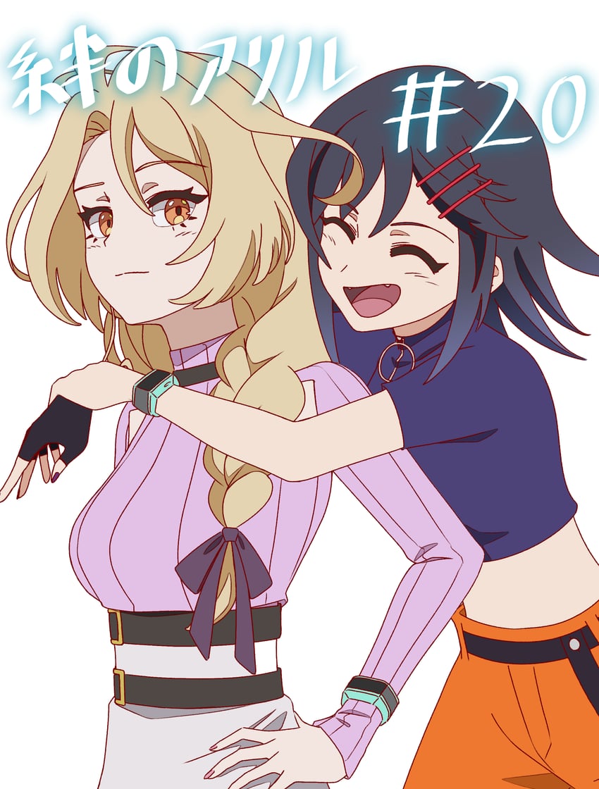 thea and jua (kizuna ai inc. and 1 more) drawn by namanoita175