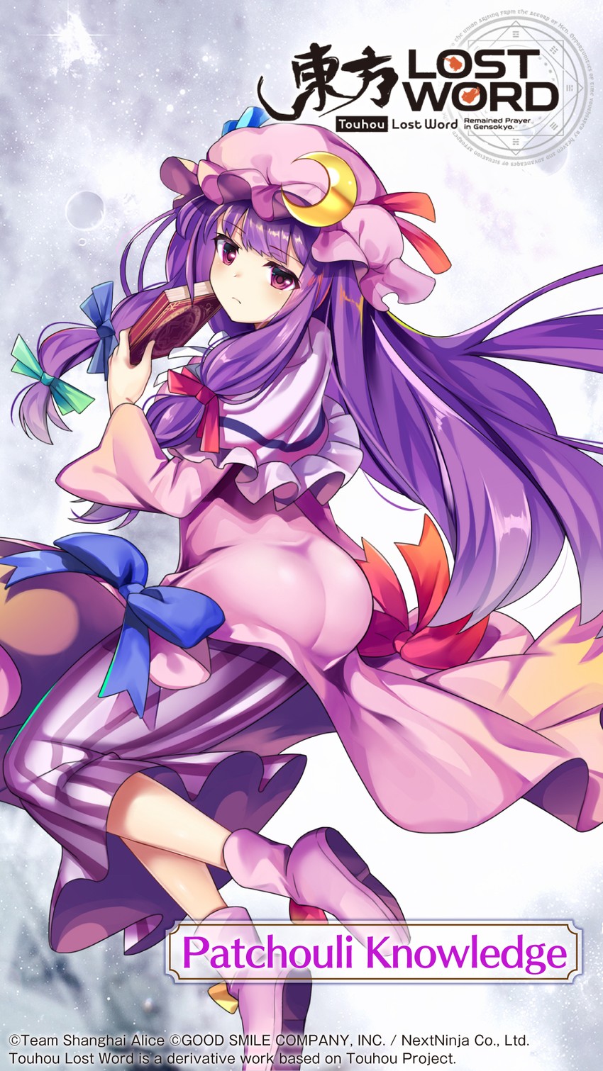 patchouli knowledge (touhou and 1 more) drawn by rotte_(1109)