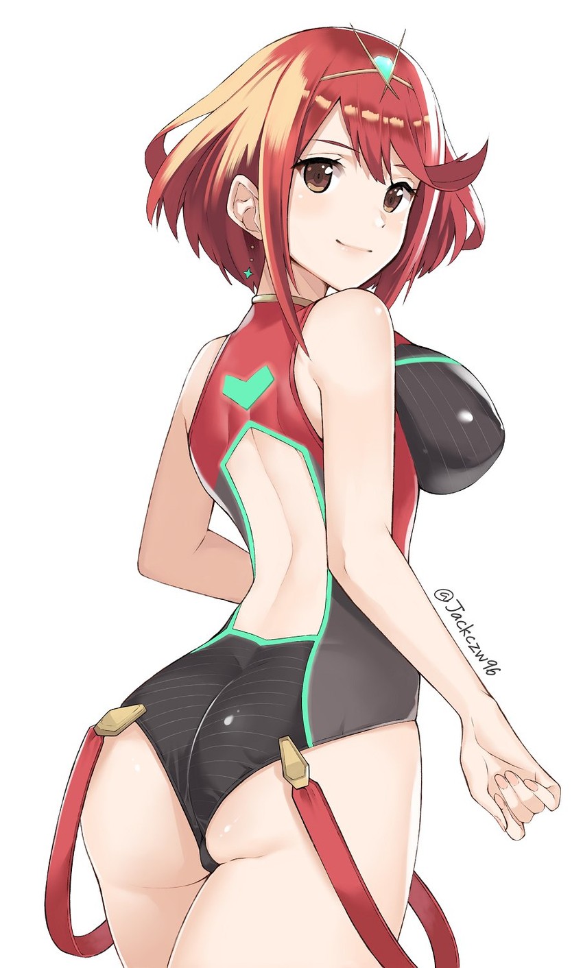 pyra (xenoblade chronicles and 1 more) drawn by j@ck