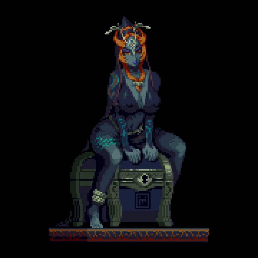 midna (the legend of zelda and 1 more) drawn by mykar