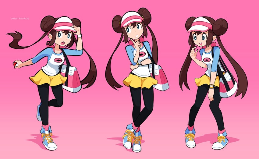 rosa (pokemon and 1 more) drawn by vinny_(dingitydingus)