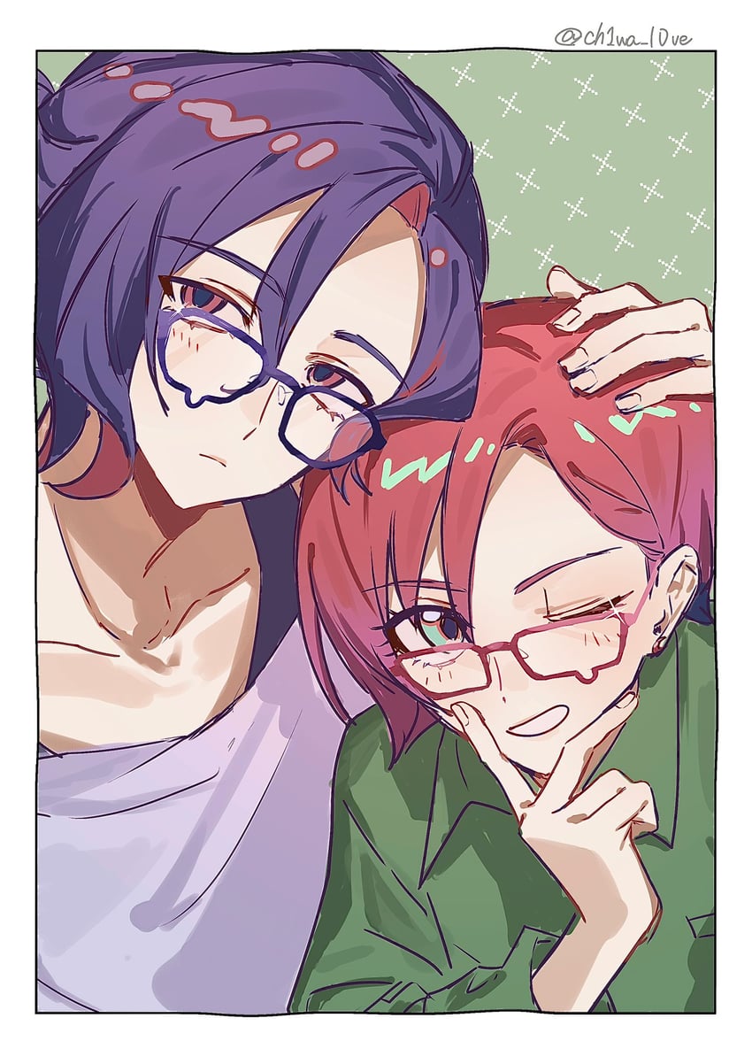 amate yuzuriha and shuji ito (gundam and 1 more) drawn by ch1wa_l0ve