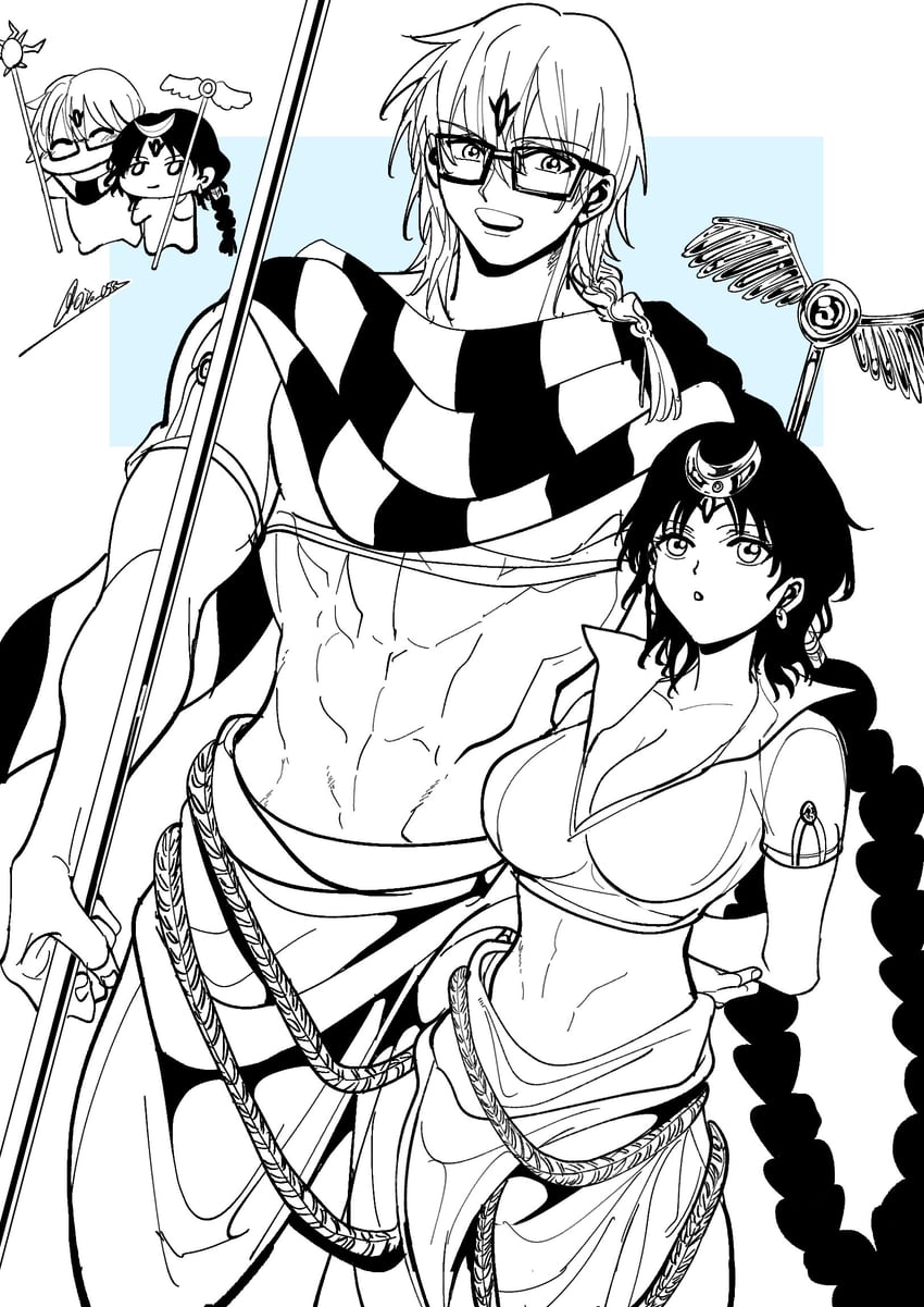 uugo and arba (magi the labyrinth of magic) drawn by ojyo_058