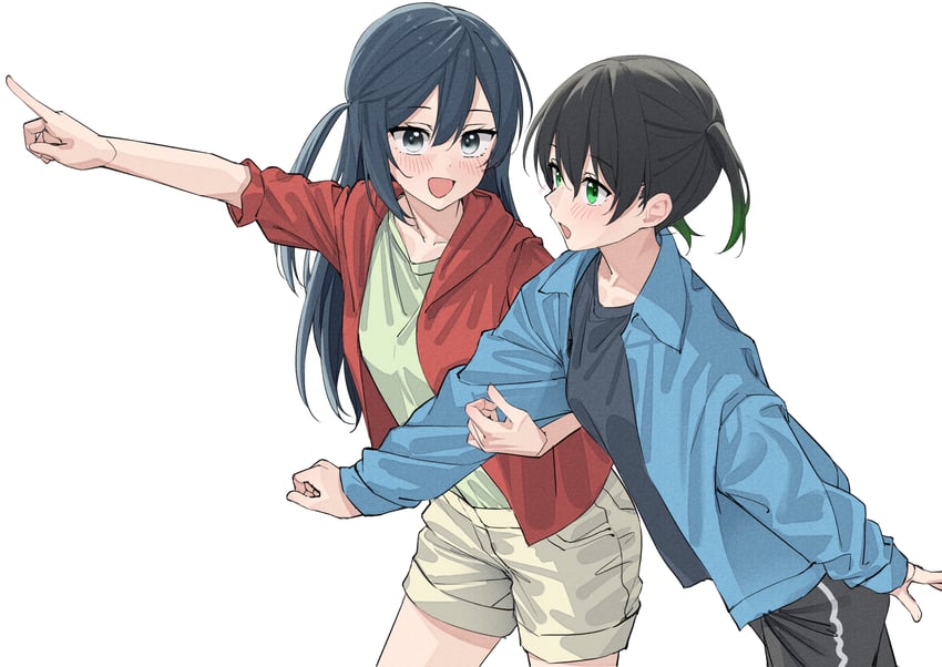 yuki setsuna and takasaki yu (love live! and 1 more) drawn by kawai_ritsu_(rits_meg)