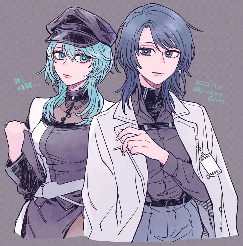 chief, female chief, and nightingale (path to nowhere) drawn by pe88y_(yu_tsugirls)