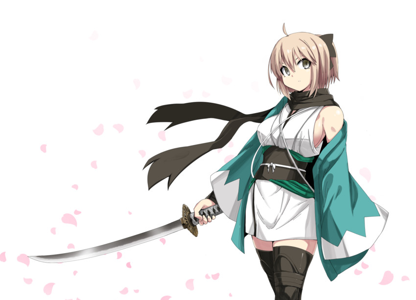 okita souji (fate and 1 more) drawn by kaname_nagi