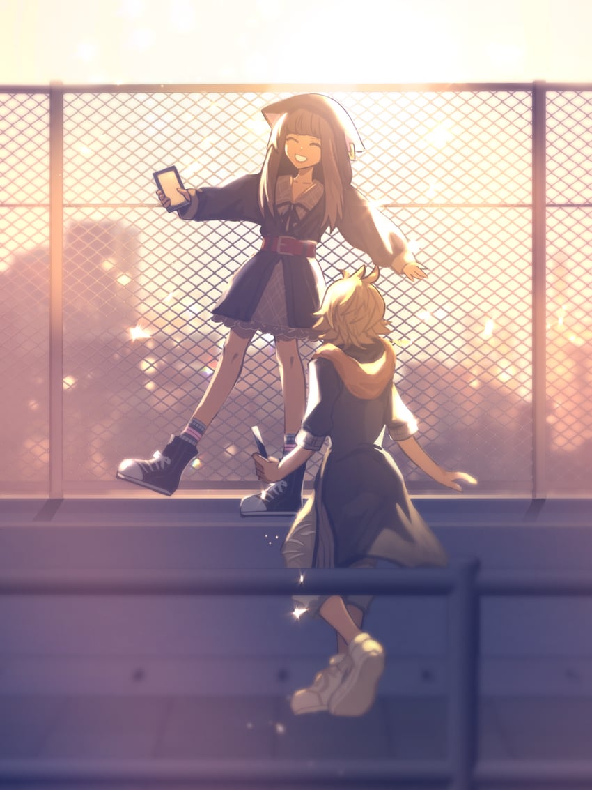 sakurane shoka and kanade rindo (subarashiki kono sekai and 1 more) drawn by keiseki1