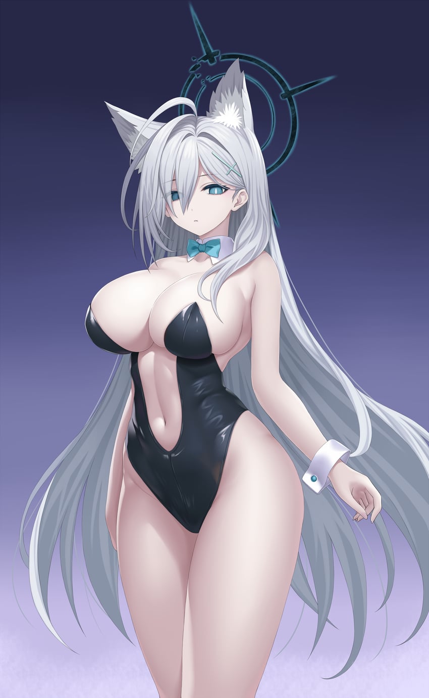 shiroko and shiroko terror (blue archive) drawn by asamura_hiori