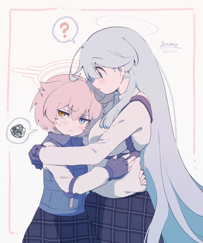 hoshino and yume (blue archive) drawn by tama_(tm_suac)