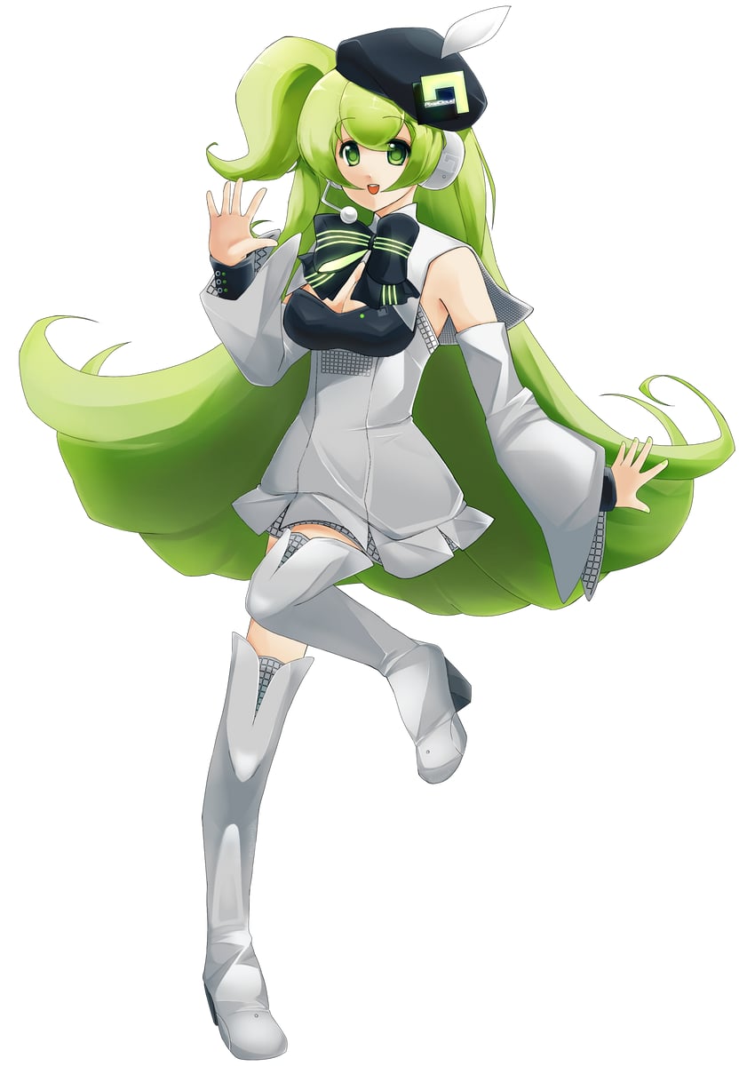 macne nana (vocaloid and 1 more) drawn by pixel_cloud