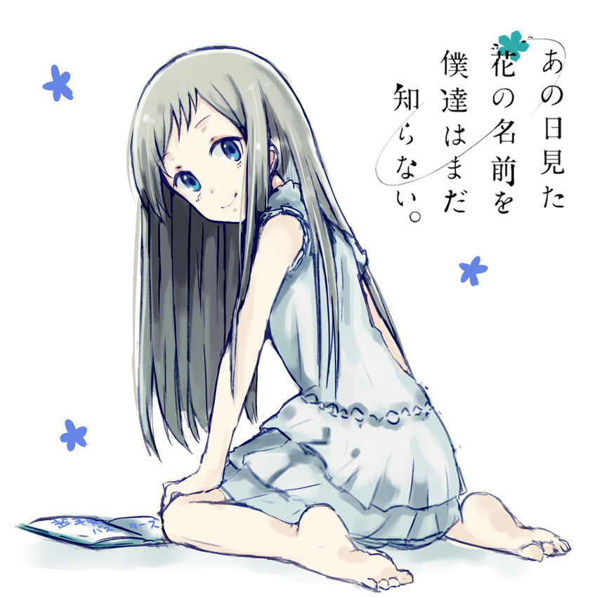 honma meiko (ano hi mita hana no namae wo bokutachi wa mada shiranai.) drawn by kou_mashiro