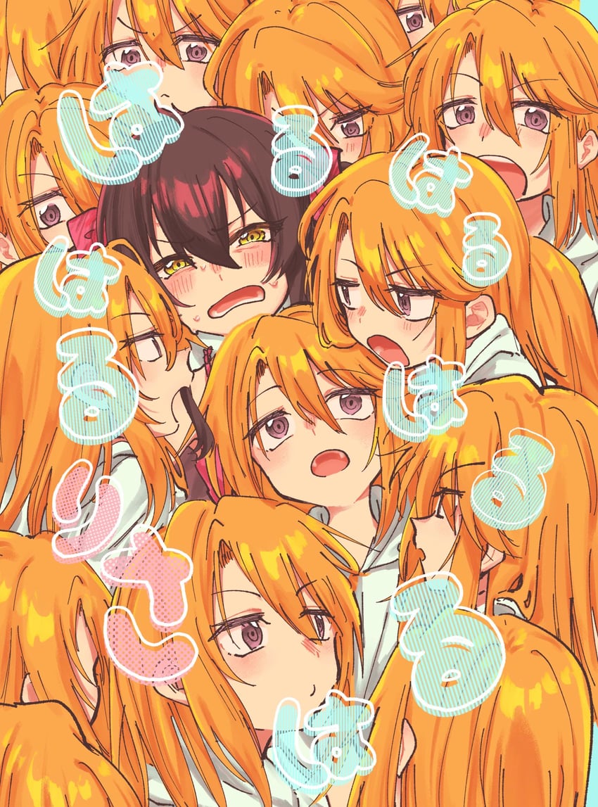 yuuki haru and matoba risa (idolmaster and 1 more) drawn by toya_0321