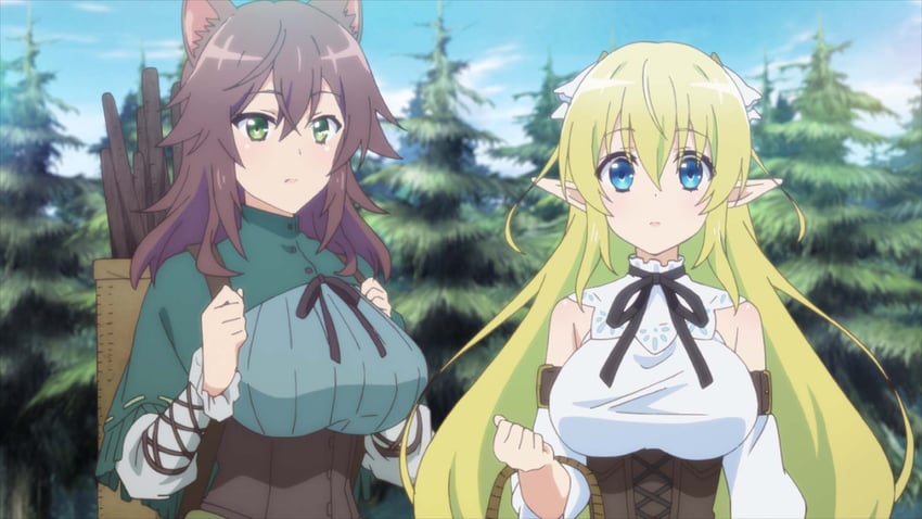 lilulu and winona (choujin koukousei-tachi wa isekai demo yoyuu de ikinuku you desu!)