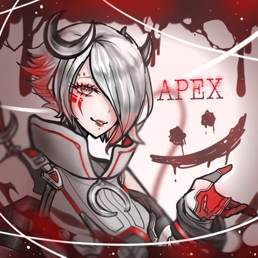 catalyst and blood moon catalyst (apex legends) drawn by chimo_(rucchi16ren)