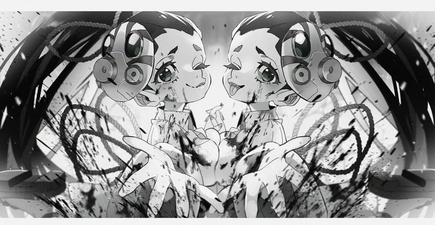 hanatsuyu youen and hanatsuyu kaai (toaru majutsu no index and 1 more) drawn by kagura_kurosaki
