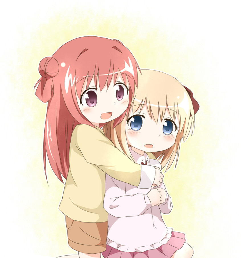 toshinou kyouko and akaza akari (yuruyuri) drawn by araki495