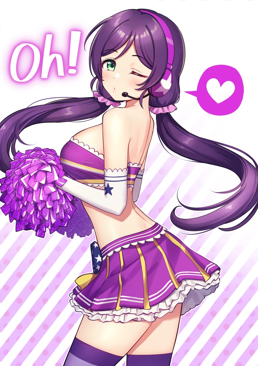tojo nozomi (love live! and 2 more) drawn by deadnooodles