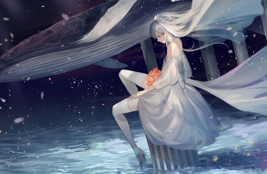 luo tianyi (vocaloid and 1 more) drawn by leiq